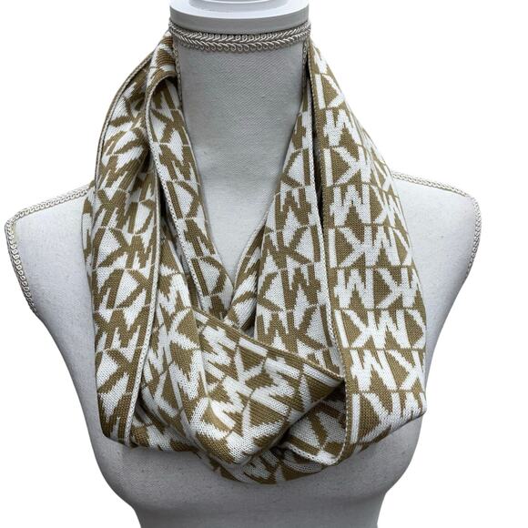 Michael Michael KORS Monogram Knit Infinity Scarf - Picture 1 of 5